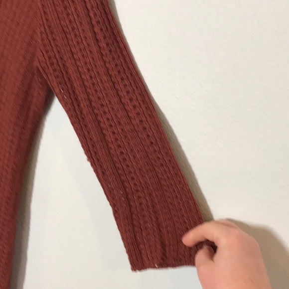 Anthropologie sweater dress rust - Picture 5 of 5